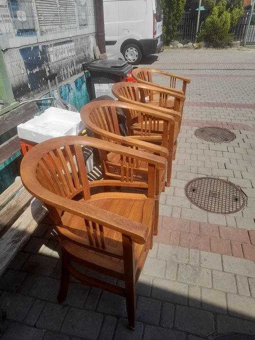 4 Krzesła Ogrodowe Tarasowe BETAWI Boho Mocne Stabilne I WYGODNE !!