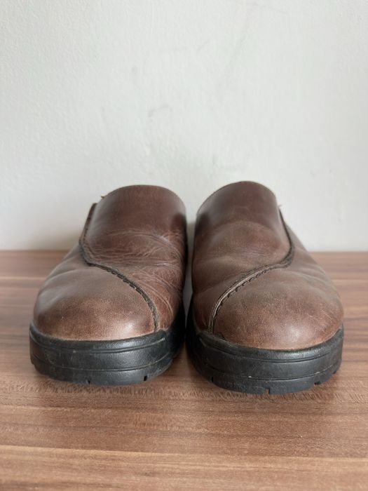 Ugg Australia Leather Chodaki ocieplane