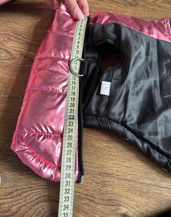 Розовая жилетка для собачки 3-3,5 кг, розмер М, обежда для собачки