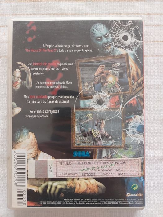 PC Game "House of the Dead 2" (Like New)64750628719745121