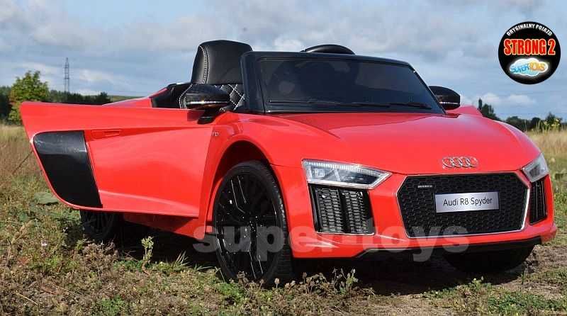 Auto samochód na akumulator AUDI R8 na licencji autko elektryczne RC