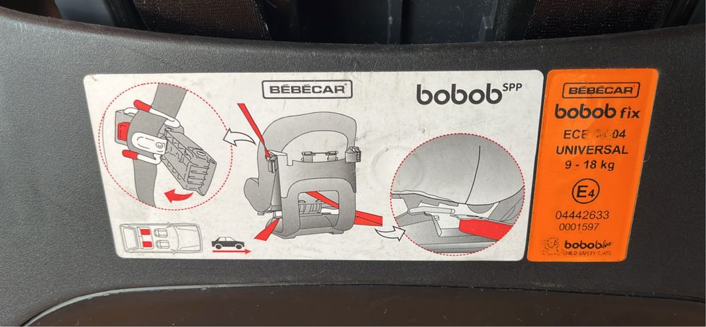 Cadeira Auto Bebecar bobob fix