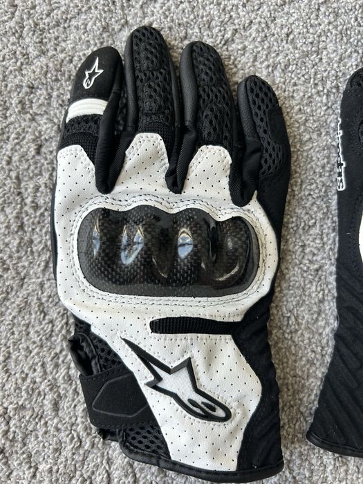 Rękawice Alpinestars SMX-1 Air V2 czarno biale nowe rozmiar L motocyklowe