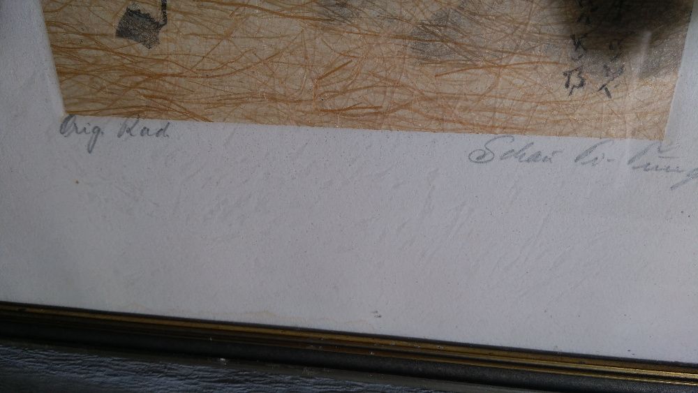 Obraz , Koń , grafika , sygnowana , cena 350 zł.