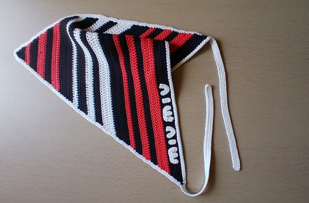 Косинка на голову " miu miu"