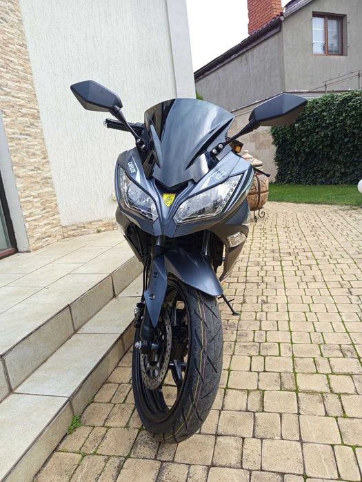 Электромотоцикл 120км/ч Ninja R 2950W LiOn Електробайк 55AH 2026 Сірий