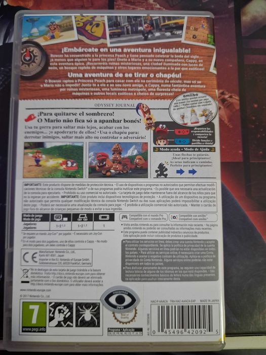 Super Mario Odyssey Nintendo Switch