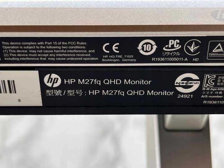 Monitor HP M27fq 27" QHD 2560x1440 IPS 75Hz UltraSlim