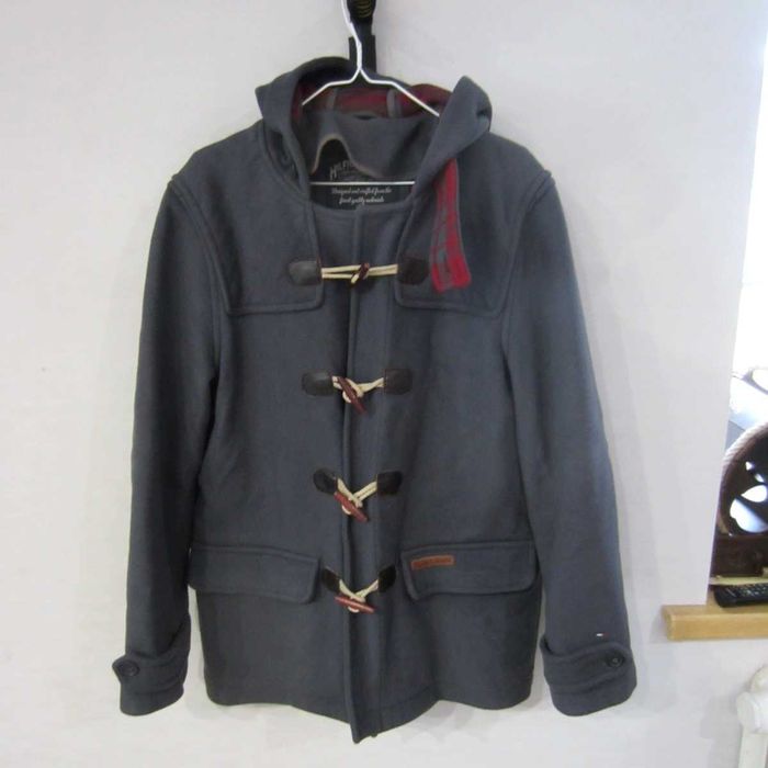 Шерстяное пальто с капюшоном Tommy Hilfiger