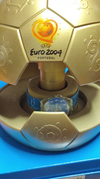 Swatch edição limitada Euro 2004 bola relógio