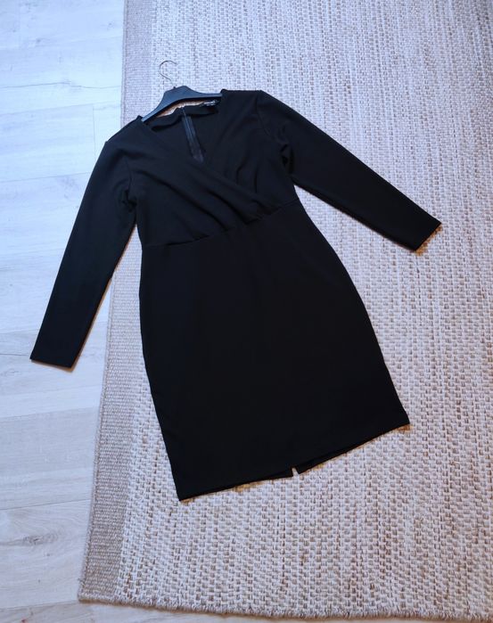 Sukienka elegancka xl 42 wiskoza midi