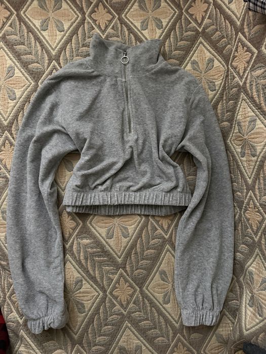 Кроп світшот half-zip