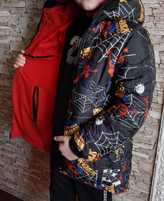 Куртка двостороння Spiderman