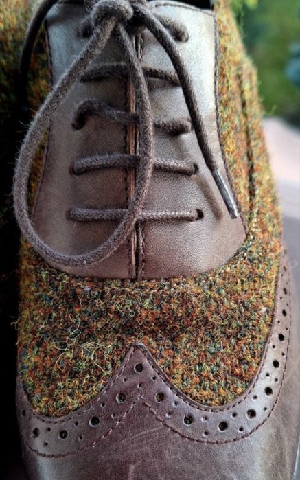 Buty Clarks oksfordki Harris Tweed