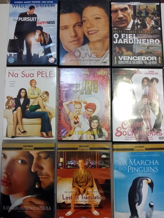 DVDs filmes originais variados para venda ou troca