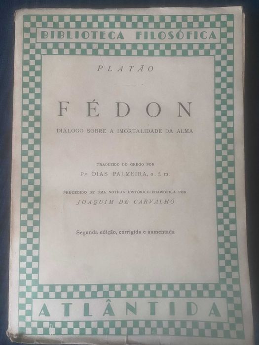 livro Fedon de Platão