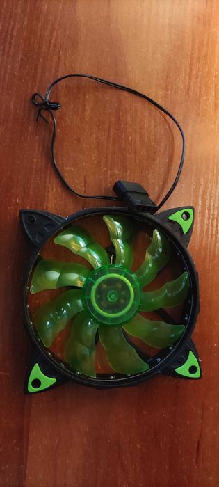 Кулер для ПК Vinga 12025-15-G, led, 120 mm