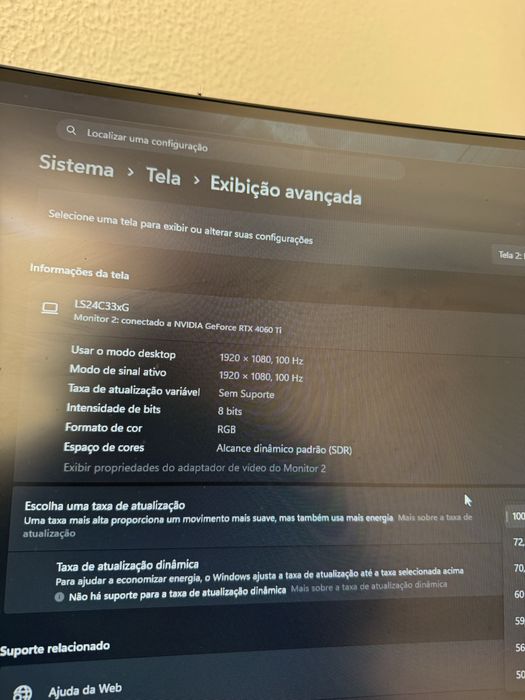 Monitor Samsung S24C330 100hz