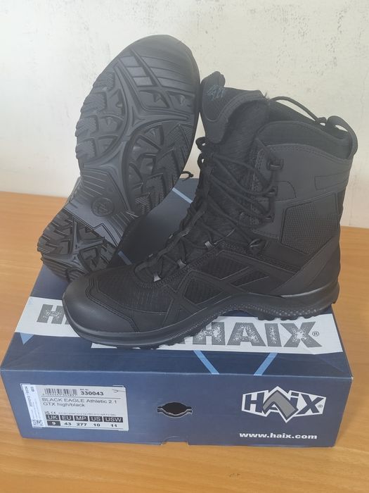 Bora militar/polícia Haix black Eagle atheletic  2.1 gtx hig/black
