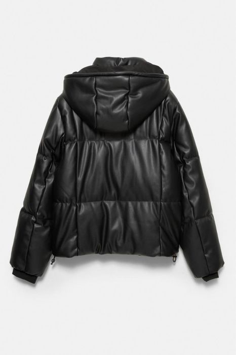 Стьобана куртка зі штучної шкіри s l