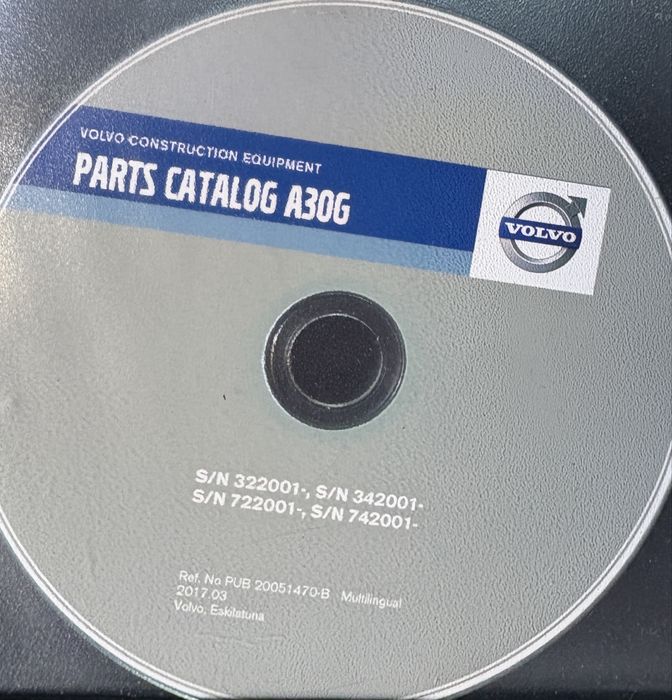 Katalog części wozidło Volo A30G (Parts Catalog)
