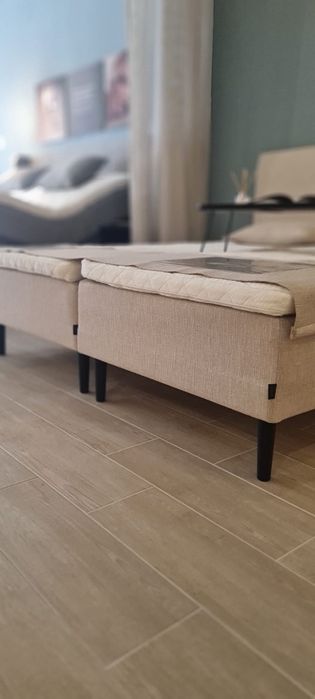 2 Camas Jensen, 90x200cm, modelo J2 Nordic , camas de exposição