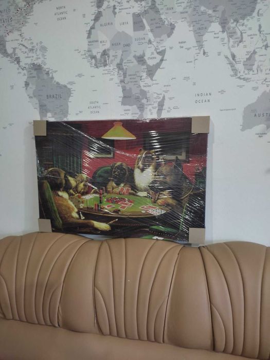 Собаки грають в покер ,картина 117*80 см