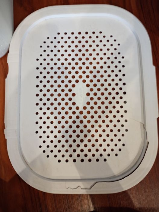 Kosz na pranie na zabawki bialy Curver