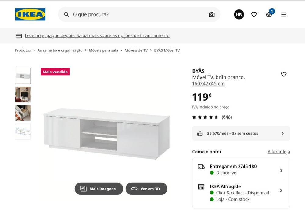 Móvel para TV Ikea