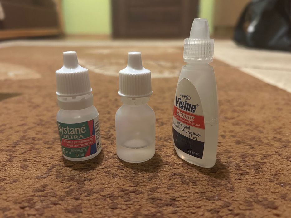 Krople do oczu 3sztuki