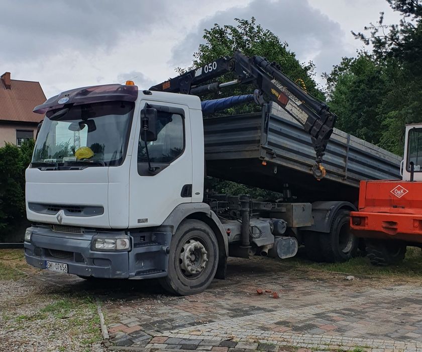 Usługi transportowe do 10ton wywrotka + HDS