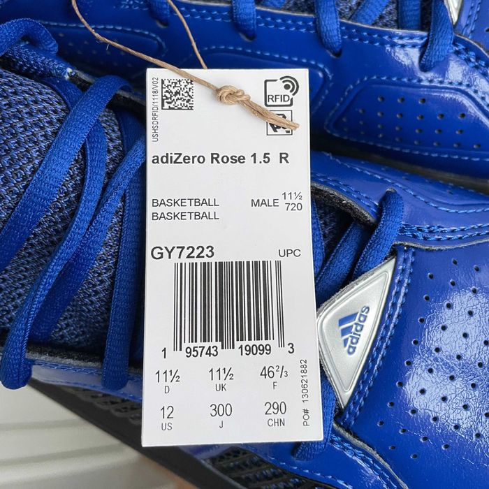 Adidas Rose 1.5 12US 30см Баскетбольные кроссовки Оригинал