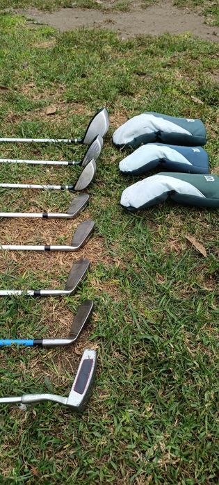 Set de tacos de golfe esquerdino / canhoto