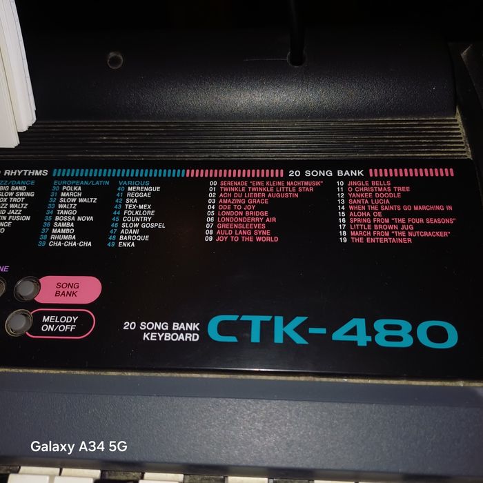 Teclado casio CTK-480
