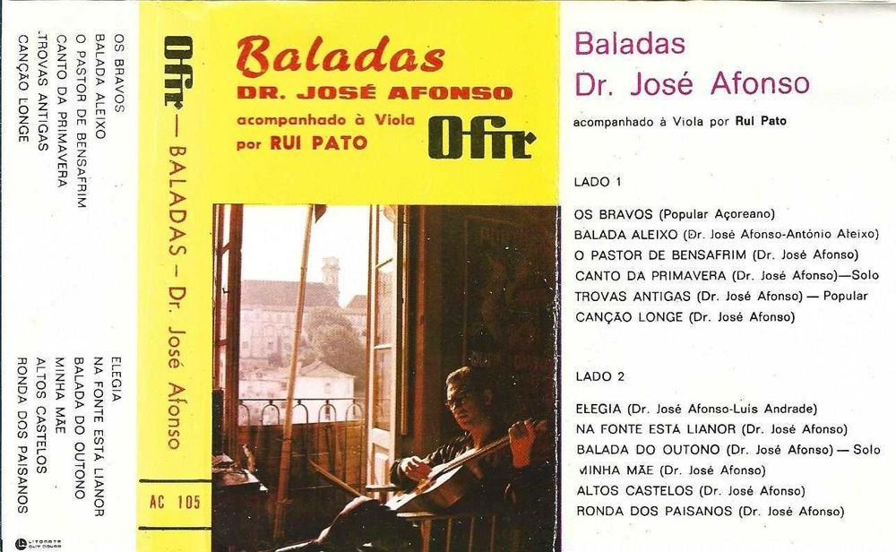 José Afonso	- - - - -		Baladas	- - - - -	K7