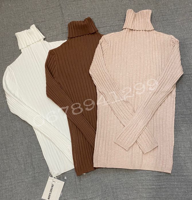 Гольф Італія рубчик Monte Cervino S-L Водолазка джемпер светр