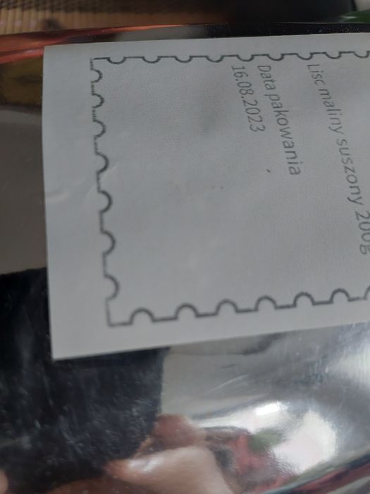 Suszony liść maliny 200g