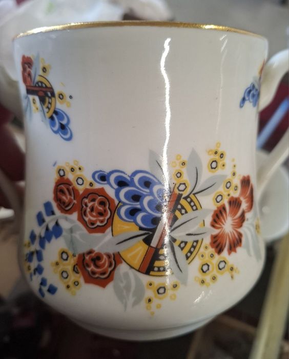 Елітний чайний сервіз Limoges BRP (Франція) — Ар-Деко, порцеляна