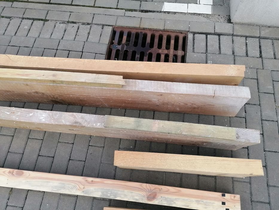 Belki drewniane sosnowe lite drewno