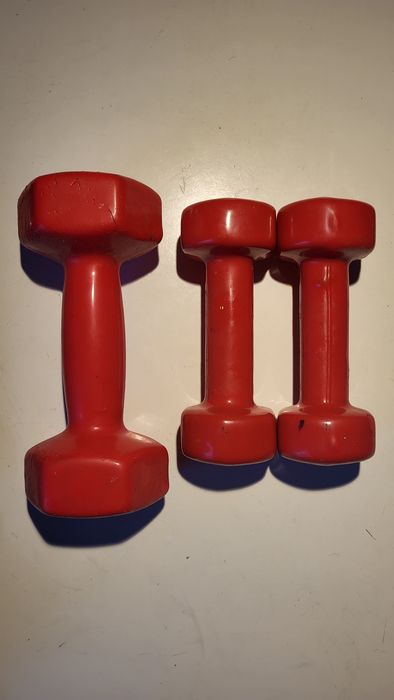 Pesos ginásio musculação 3kg e 1,5kg