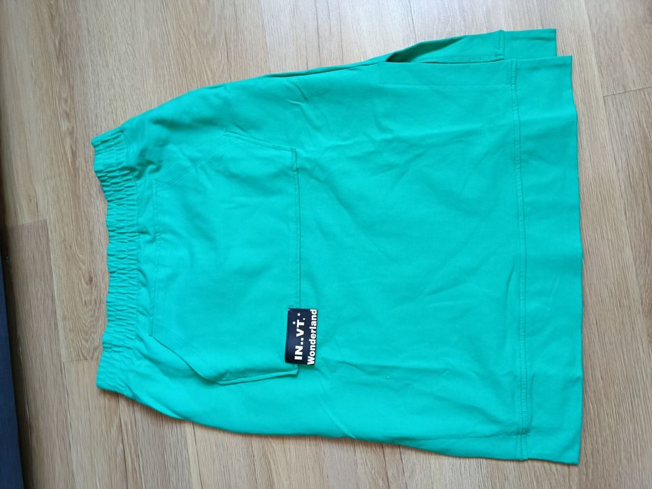 Zielona spódnica bawełniana rozmiar L bawełniana