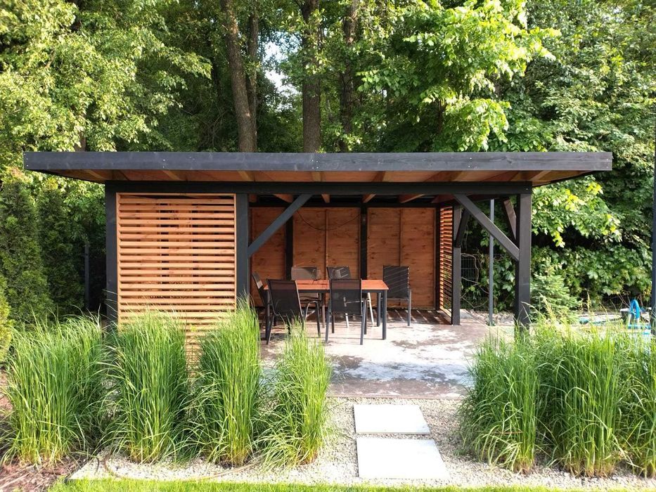 Nowoczesna altana PREMIUM "Żuraw" - Altany/Domki/Wiaty/Garaże