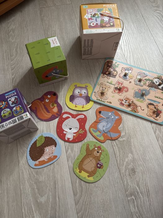 Пазли розвиваючі, іграшки  1-2 р
