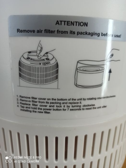 Oczyszczacz powietrza AFLOIA FILLO – 35W