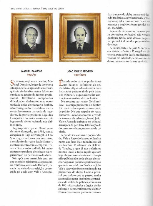 Carlos Perdigão - - - Benfica - 100 Anos de Lenda - - - - - Livro