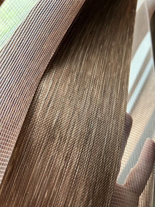 Roleta brązowa w zetawie 2 sztuki dzień i noc