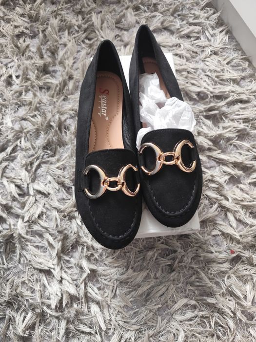 buty balerinki 37 czarne