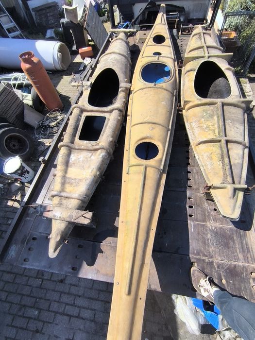 Moldes para fabrico de kayak e canoa