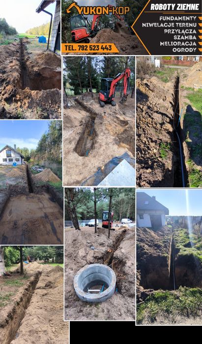 Usługi Mini-koparka ,Wozidło