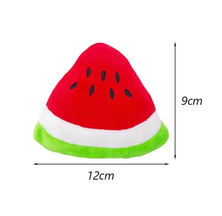 Мягкая игрушка для щенков и собак, арбуз